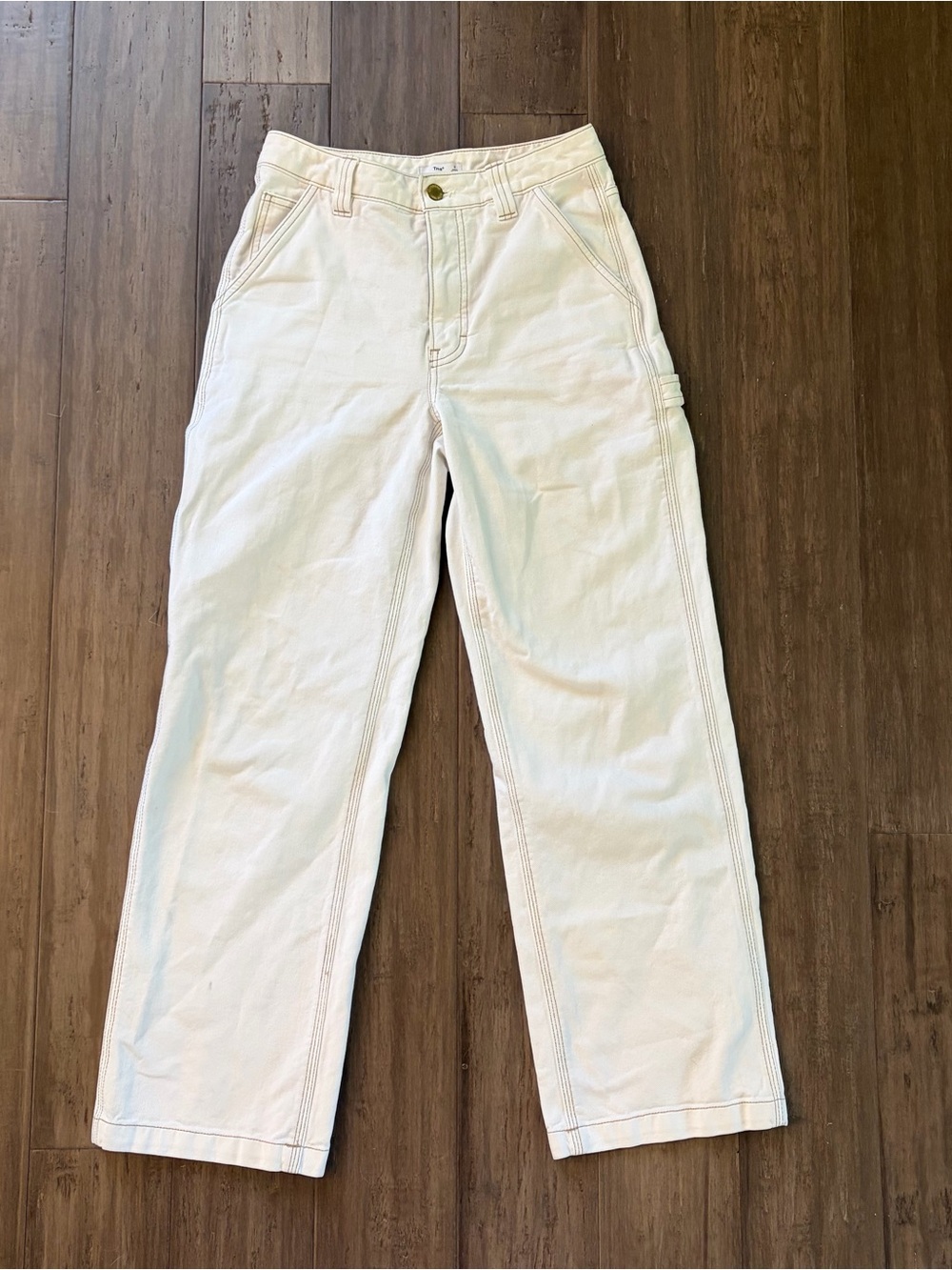 TNA Off-White Carpenter Pants size 2